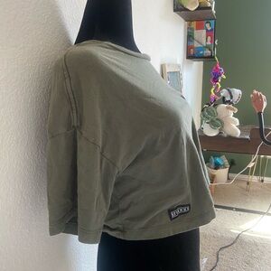 Billabong Sage Green Crop Top